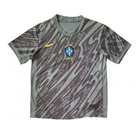 Brasilien Torwart Heimtrikot Copa America 2024 Kurzarm